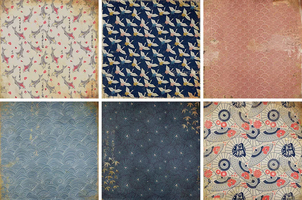 Vintage Japanese Paper Textures