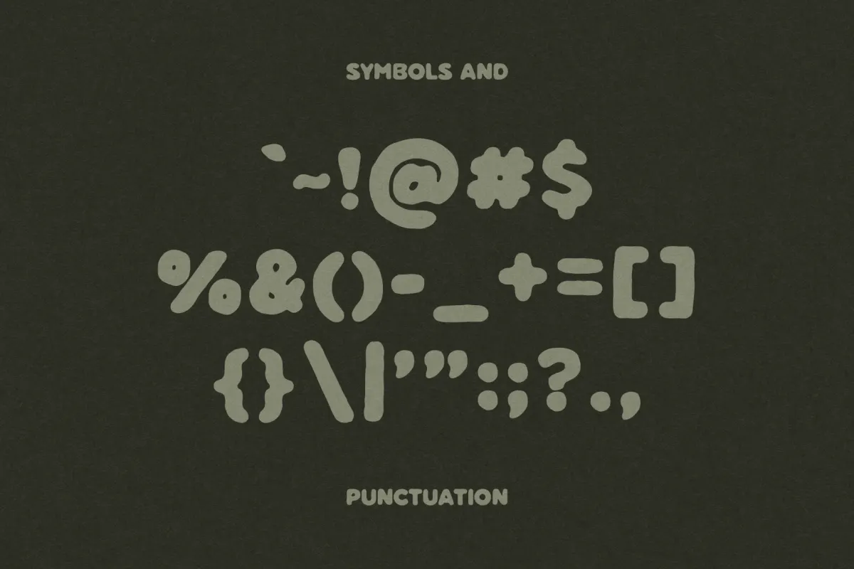 Roundhe - Bold Rough Display Font