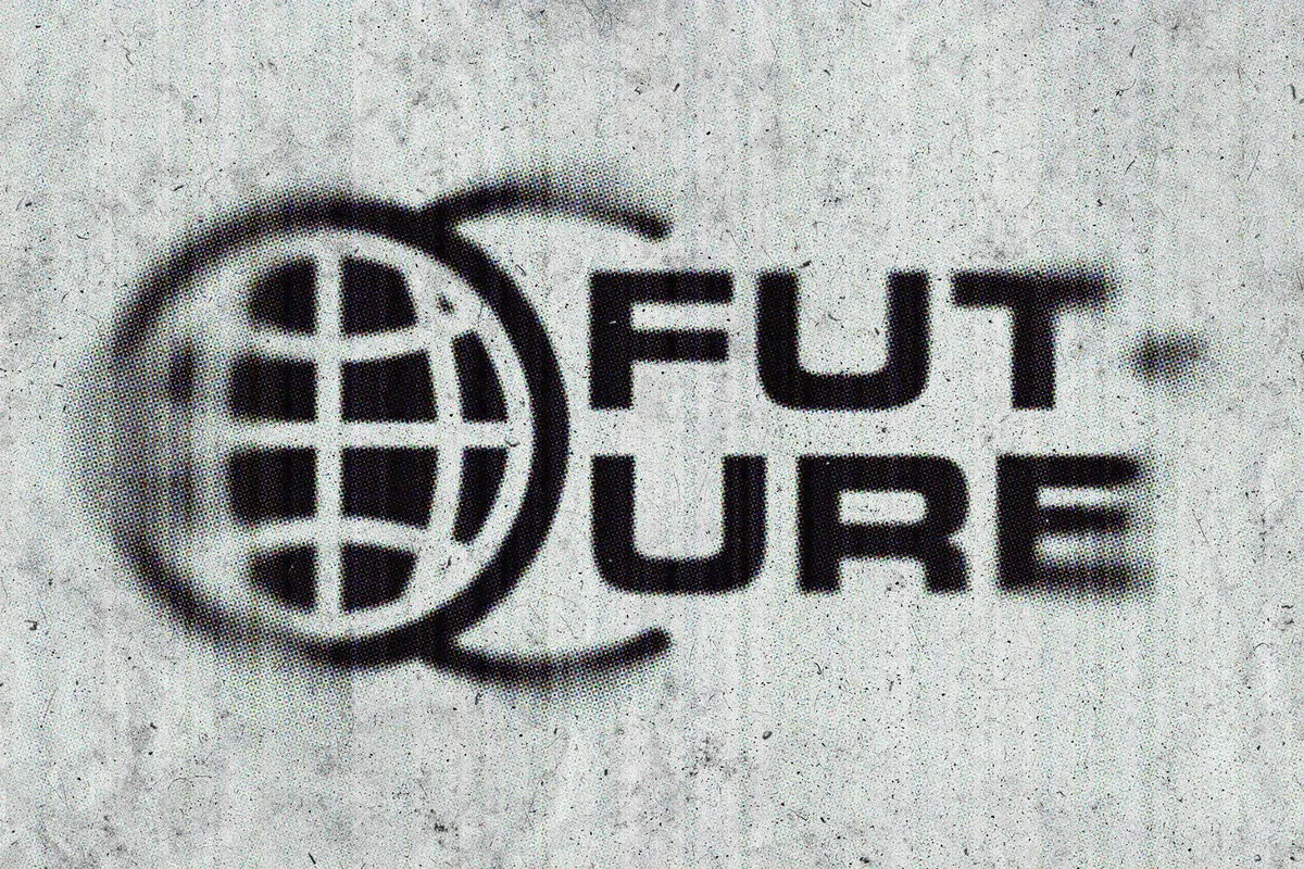Grunge Halftone Paper Text Effect