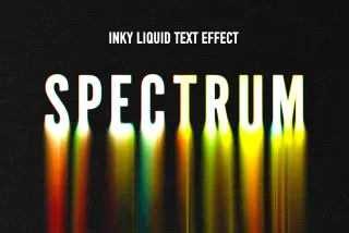 Inky Liquid Text Effect