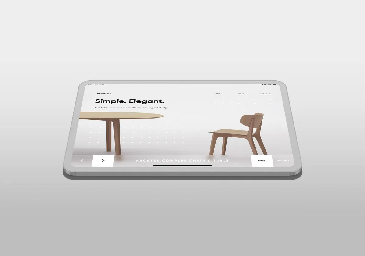 iPad Pro 11 Mockup Perspective