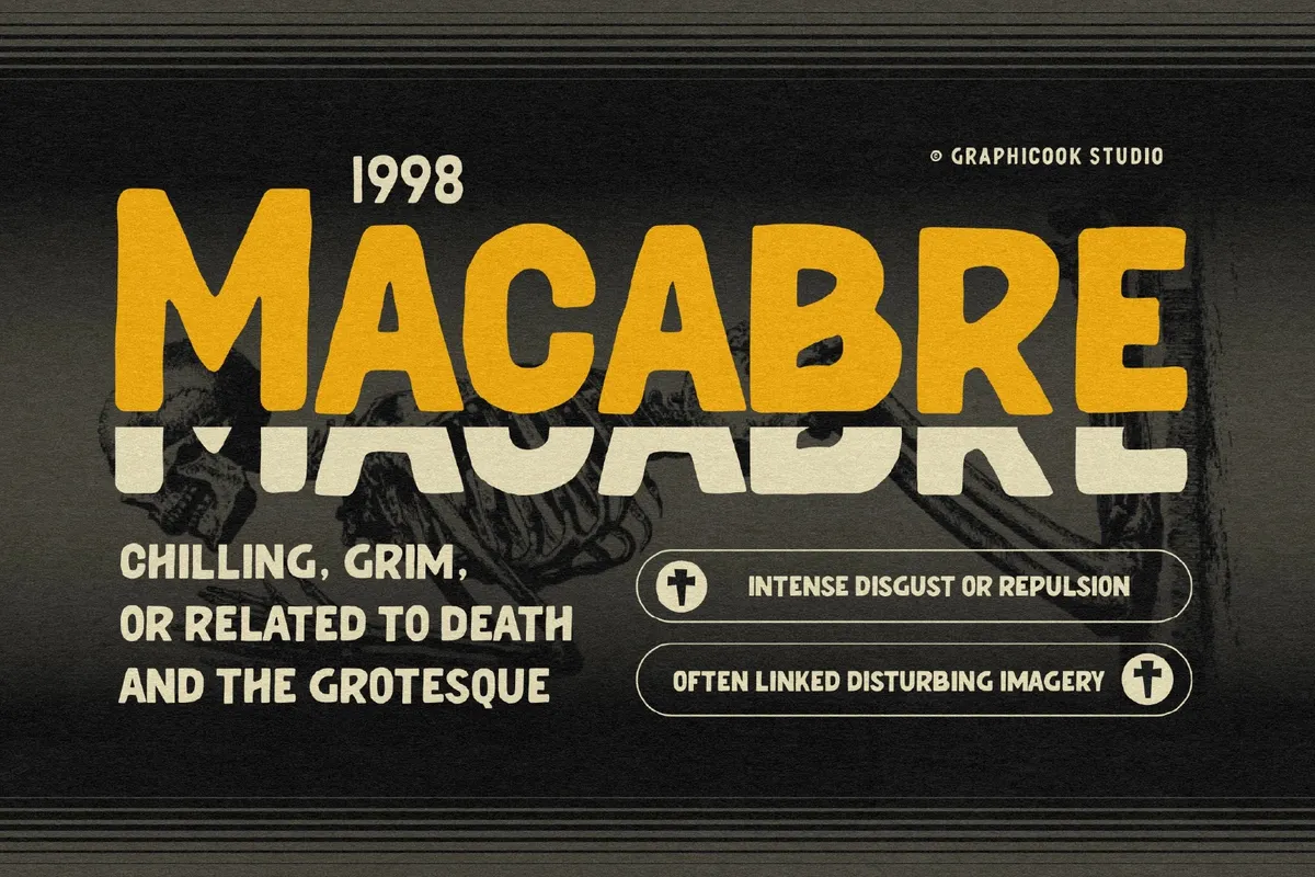Rushnore Old Horror Movie Font
