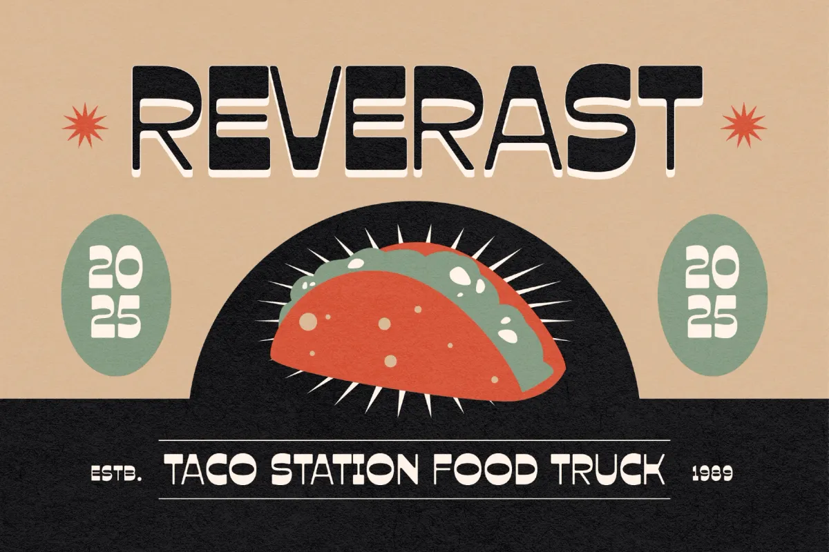 Reverast Font