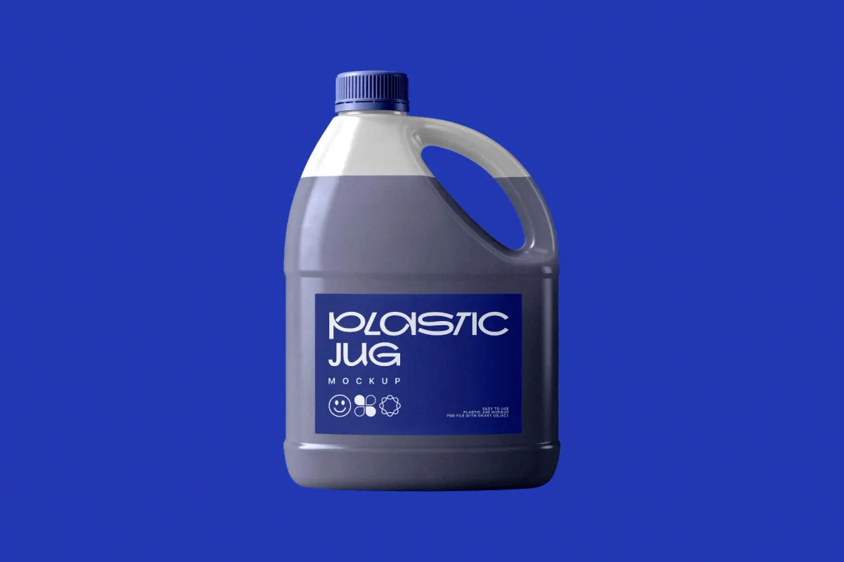 Plastic Jug Mockup