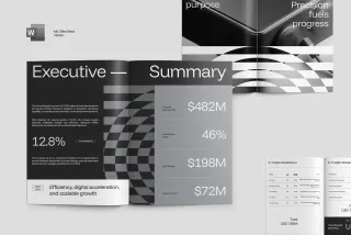 Votto - Annual Budget Financial Ms. Word Template