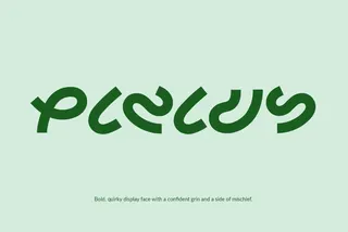 Pizius - Funny Experimental Font