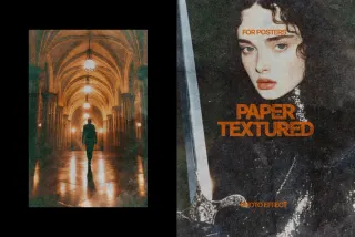 Paper Textured Photo Effect