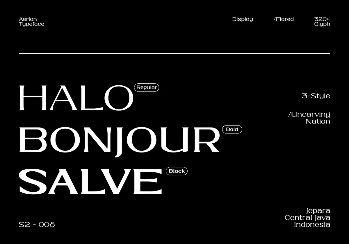 Aerion — Display Serif