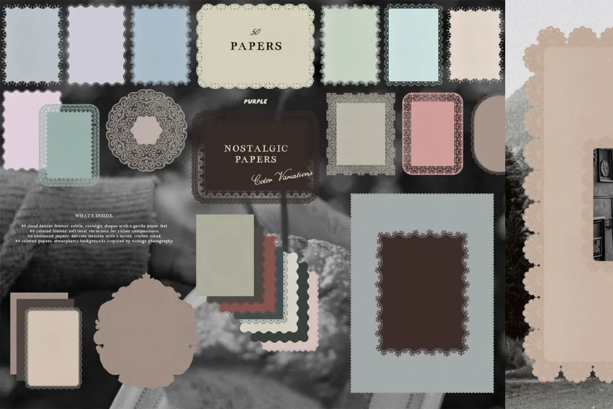 Nostalgic Papers & Frames