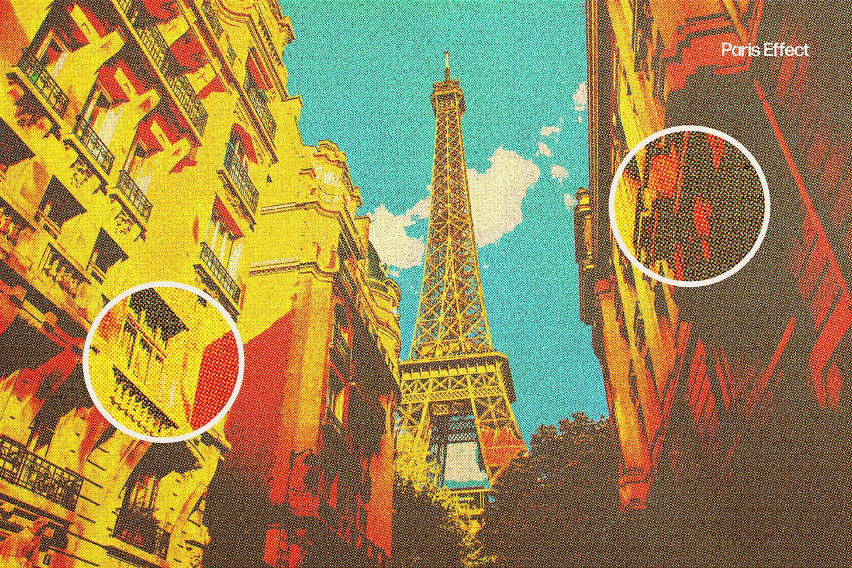Vintage Postcard Photo Effect