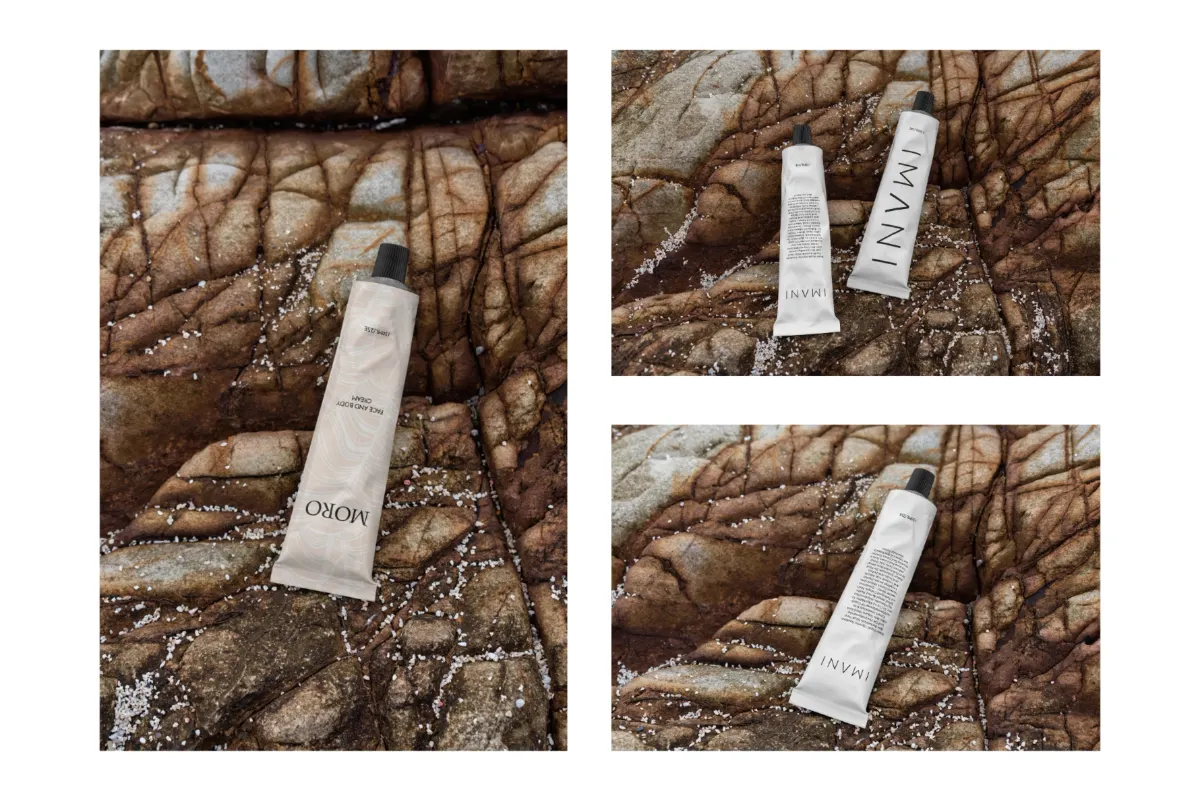 Tropical Cosmetic Tube Mockups