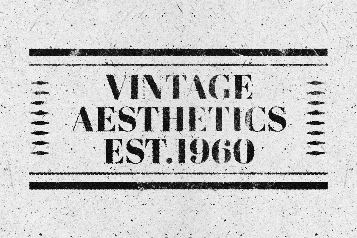Ink Print Text & Graphics Effect