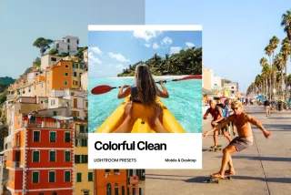 Colorful Clean Lightroom Presets