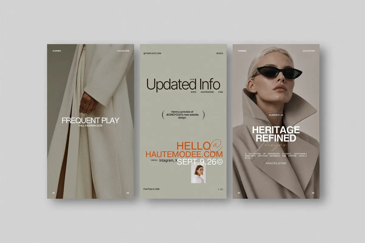 ZAVI Instagram Post & Story Templates for Canva Vol.1