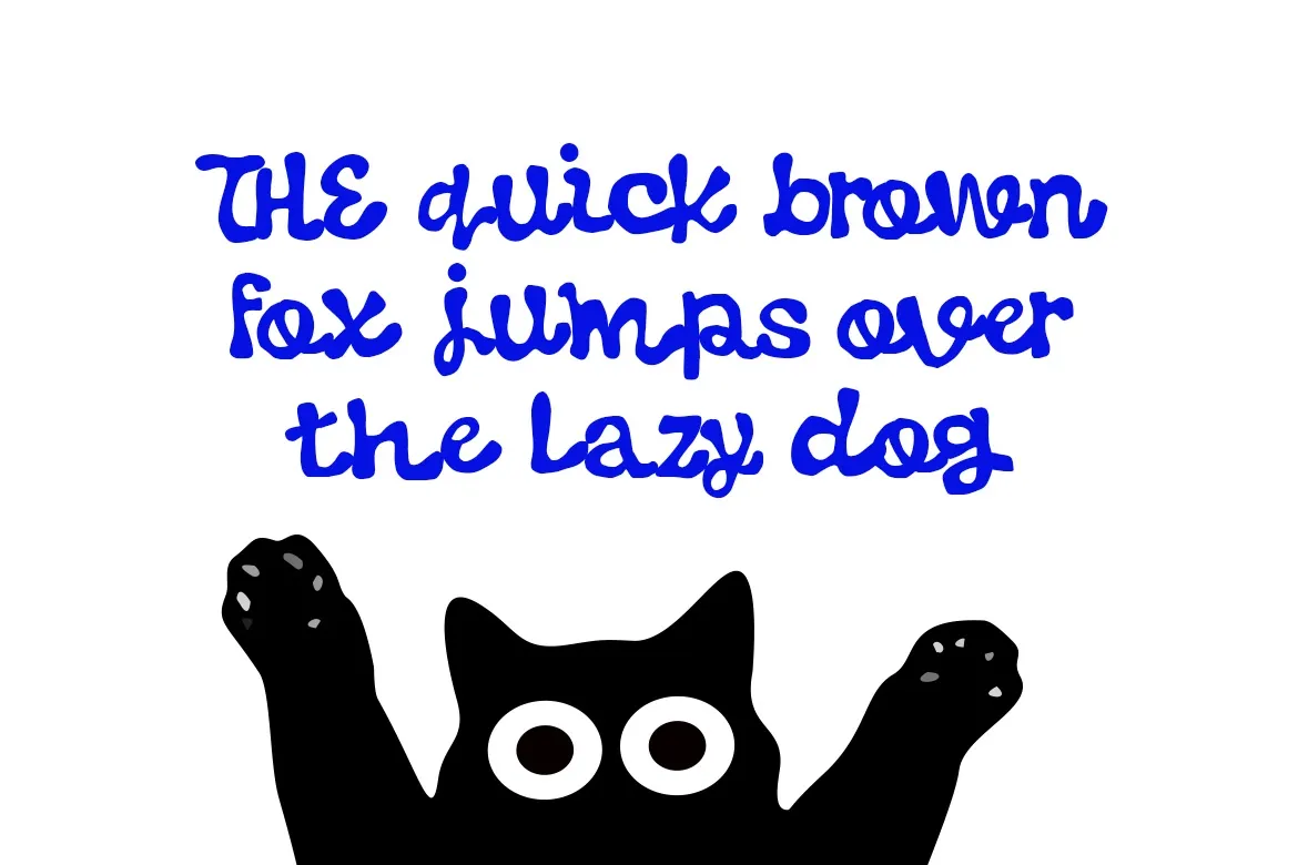Pawo - Expressive Marker Font