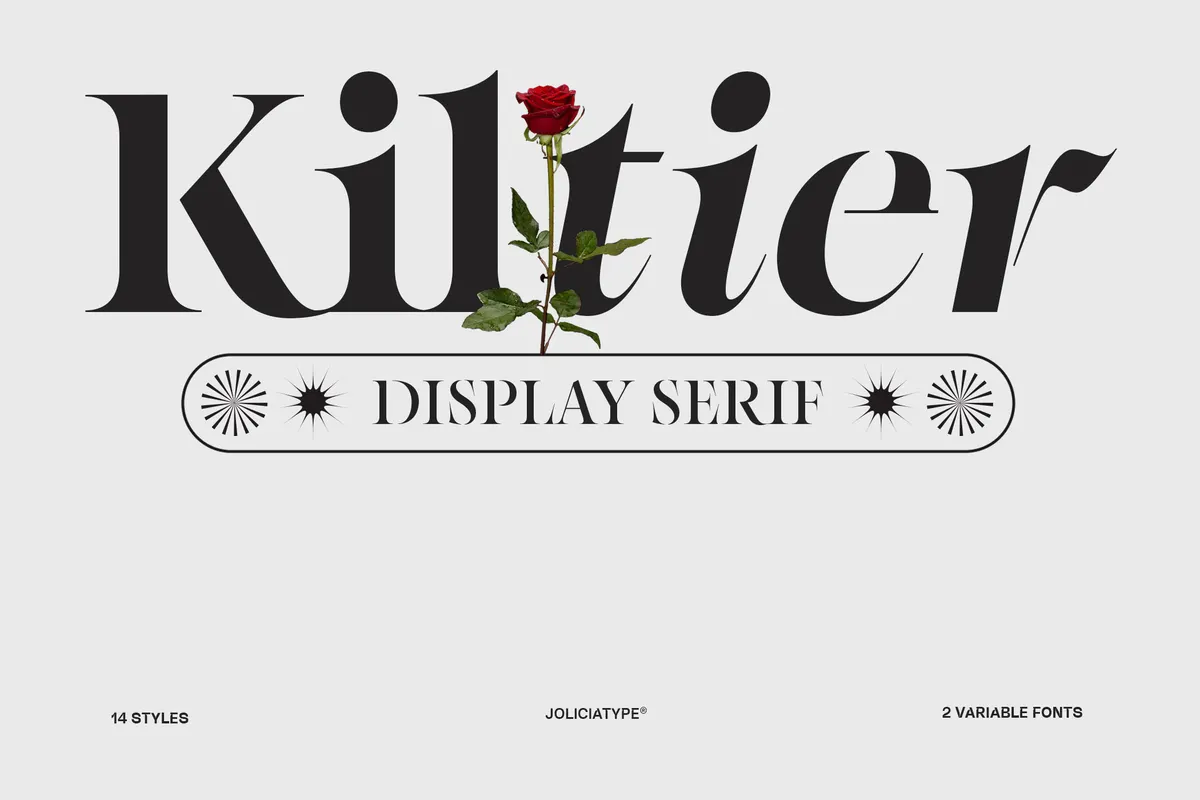 Kiltier - High Contrast Serif Font