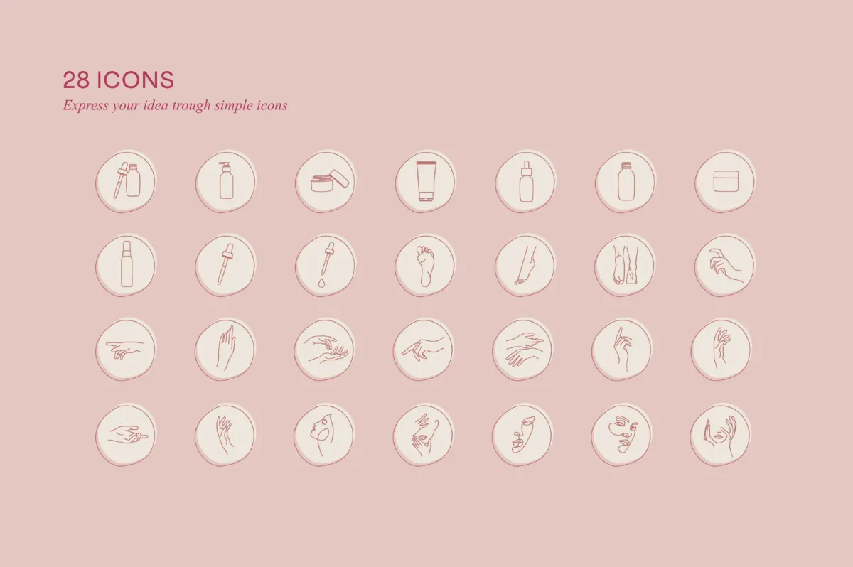 Wellness Social Media Kit CANVA PS