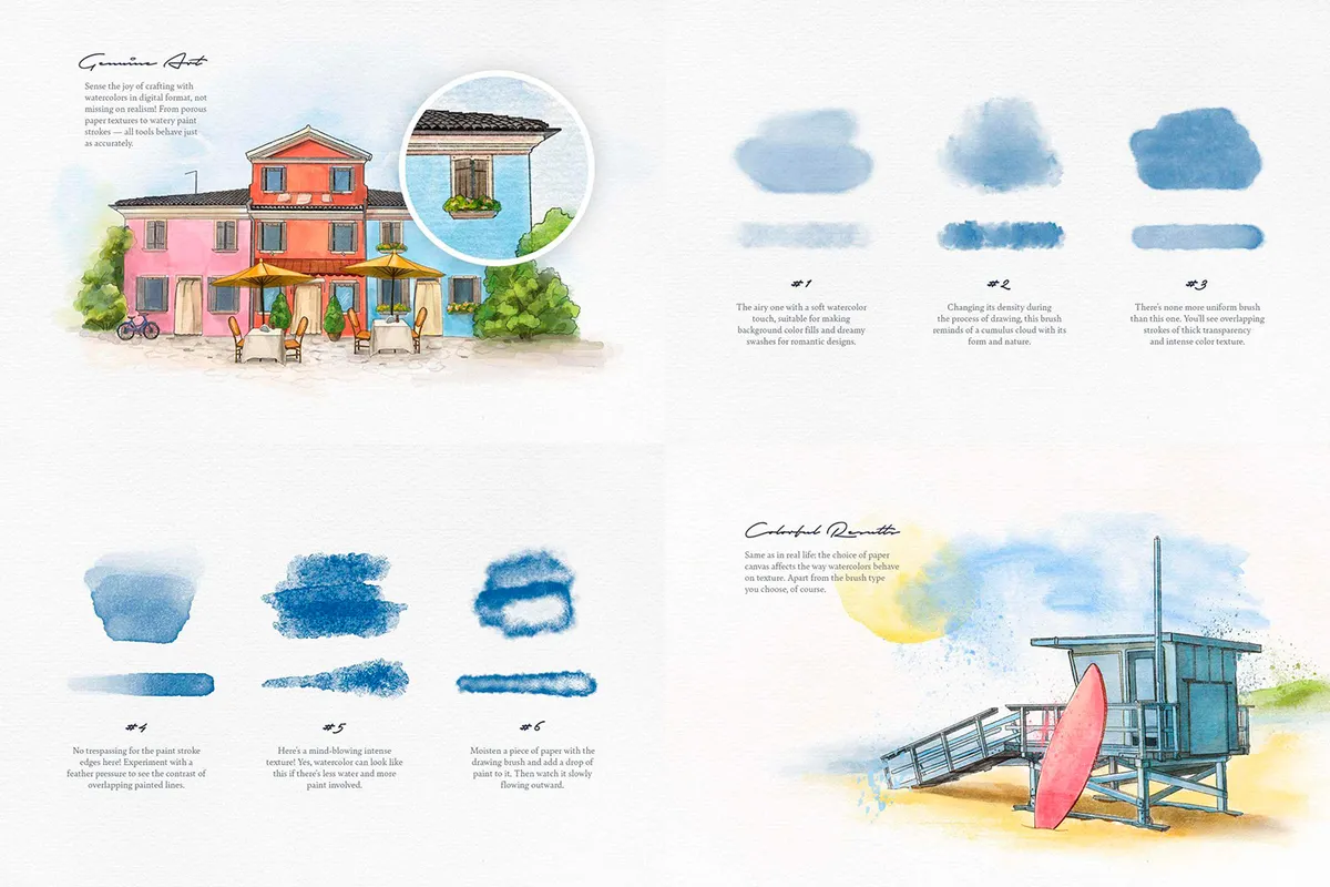 18 in 1 Procreate Brushes Bundle