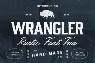 Wrangler Font Trio & Extra