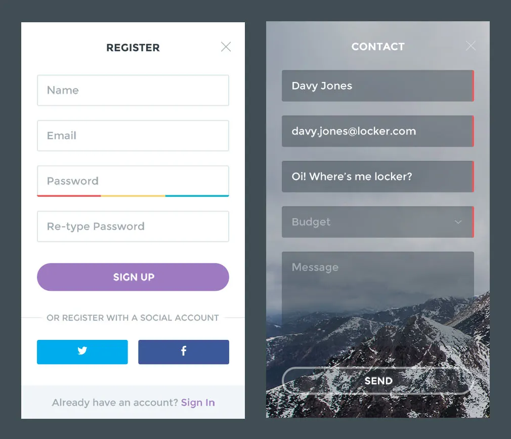 Ghost Ship Mobile UI Kit
