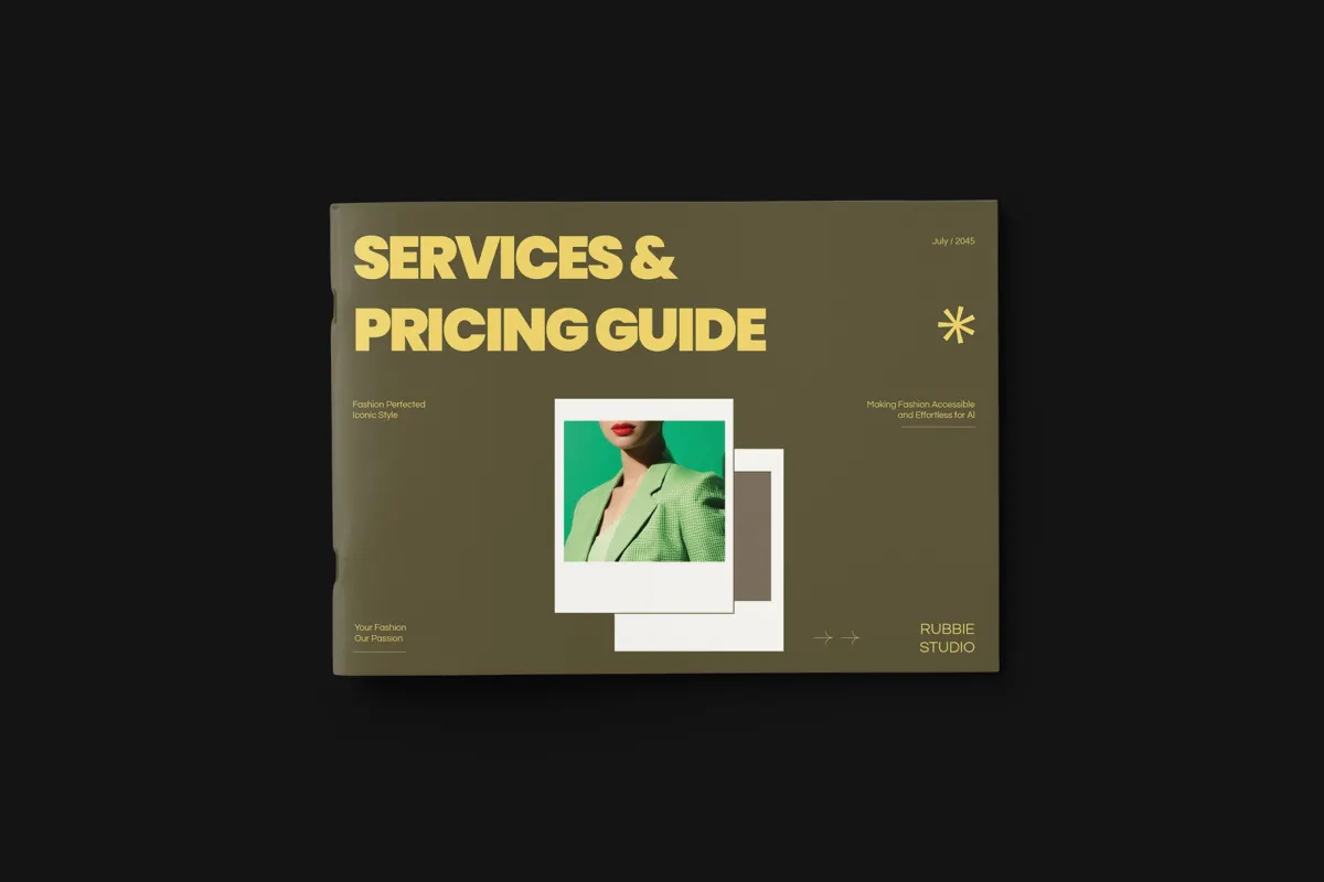 CANVA Services and Pricing Guide Template