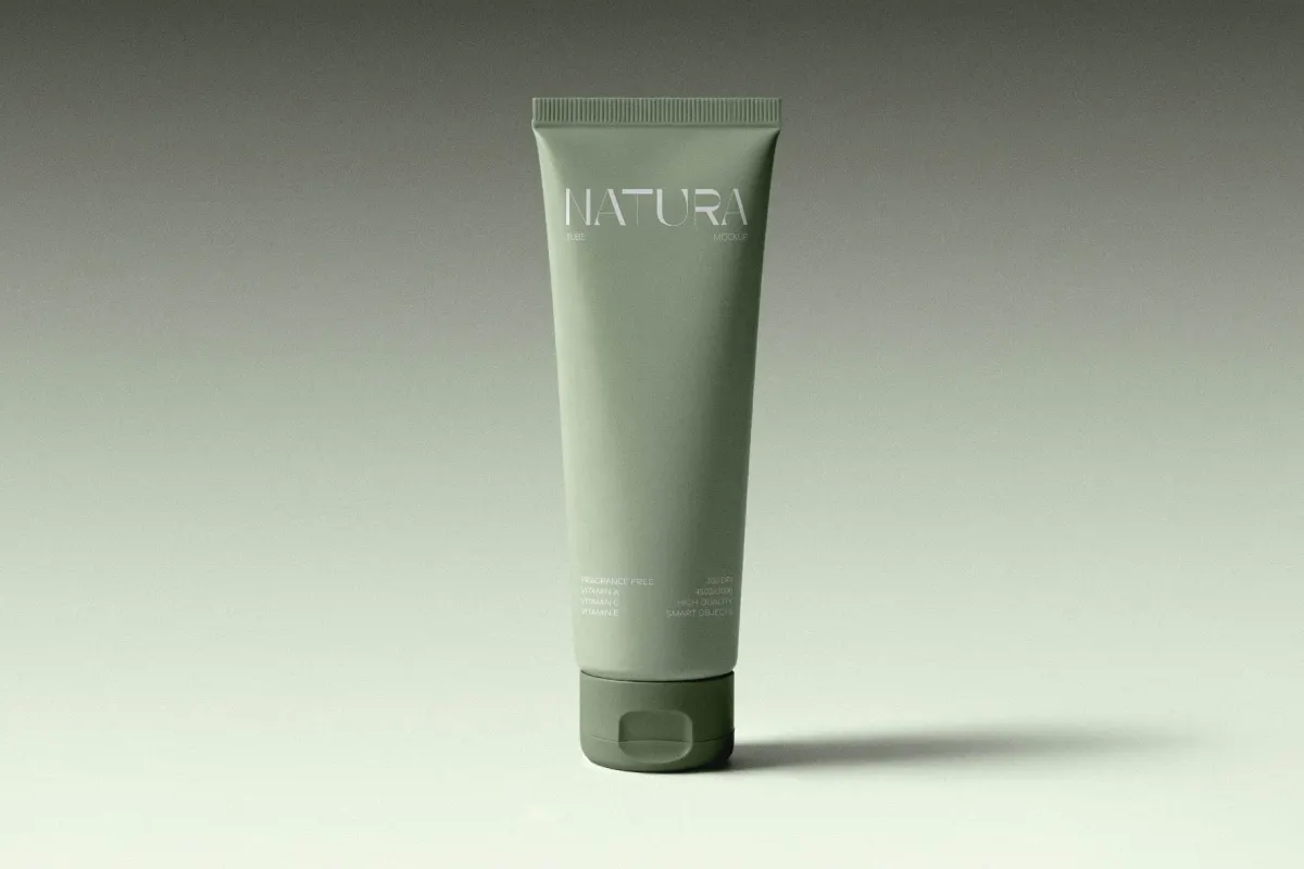 Conditioner Cosmetic Tube Mockup