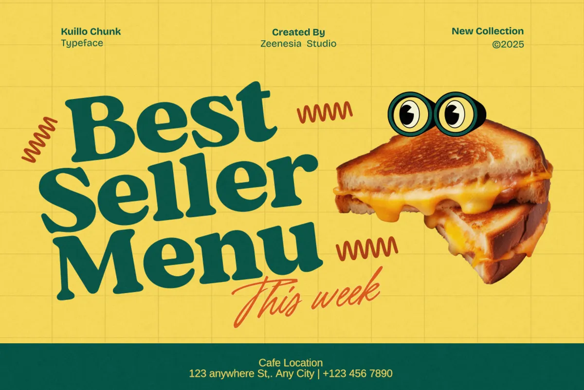 Kuillo Chunk - Decorative Serif Font