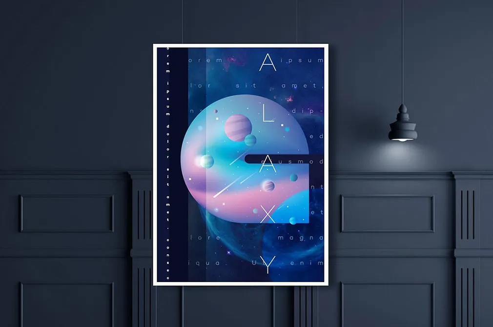 Space Vector Typography