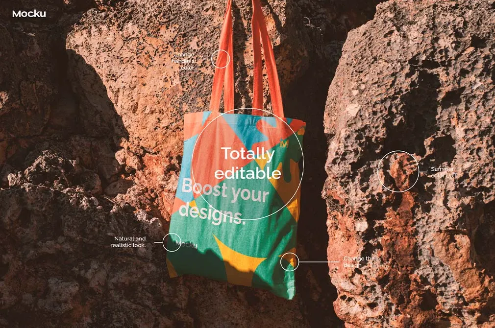 Summer Tote Bag Mockups Collection