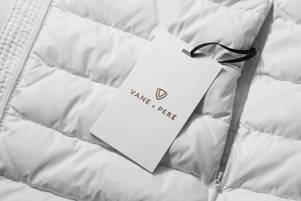 Puffer Coat Label Tag Mockup Vol.1
