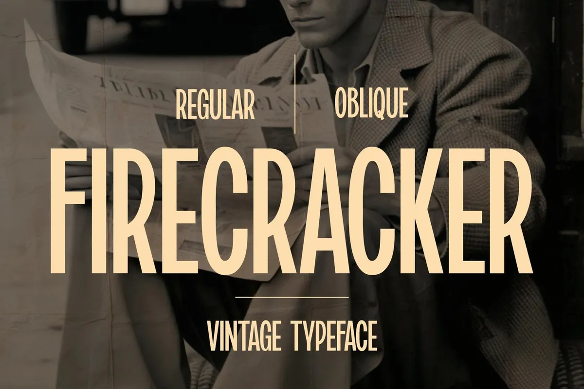 Firecracker - Vintage Typeface