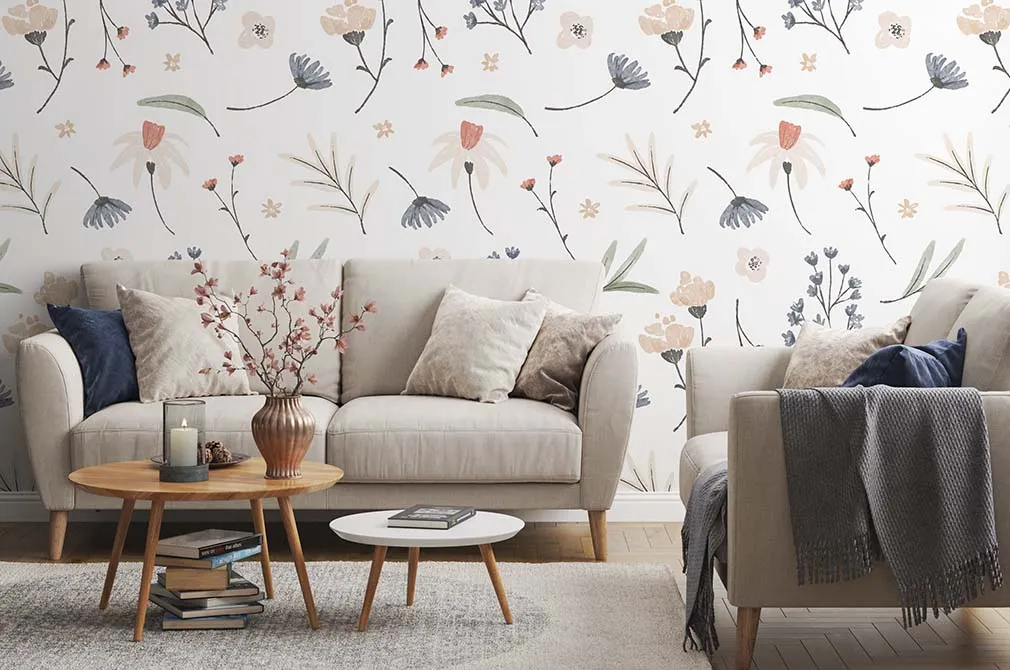 Living Room Wallpaper Mockup Vol.2