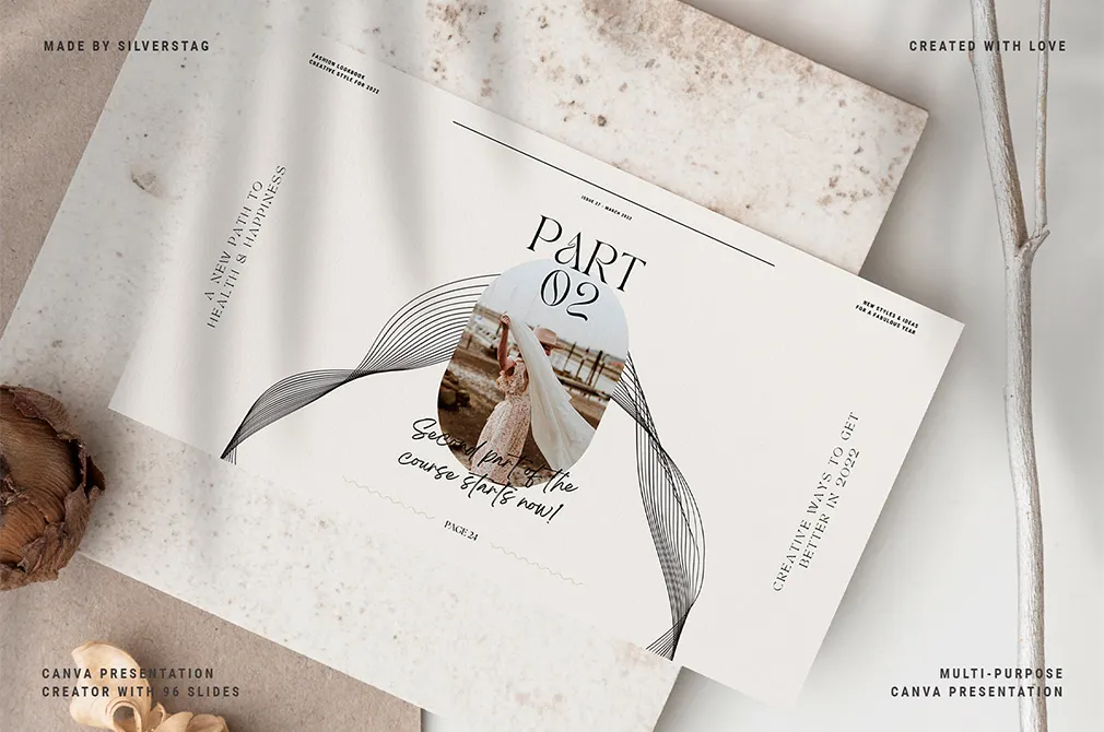 Blanche Canva Presentation Creator