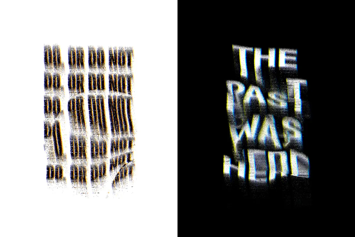 Distortion Text Effects Collection