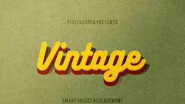 Classic Vintage Text Effects