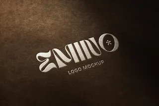 Paper Foil Logo Mockup