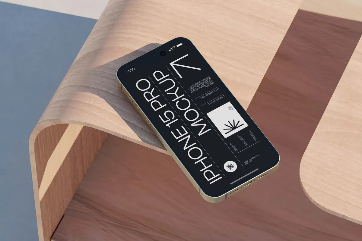 iPhone 15 Pro Screen Mockup