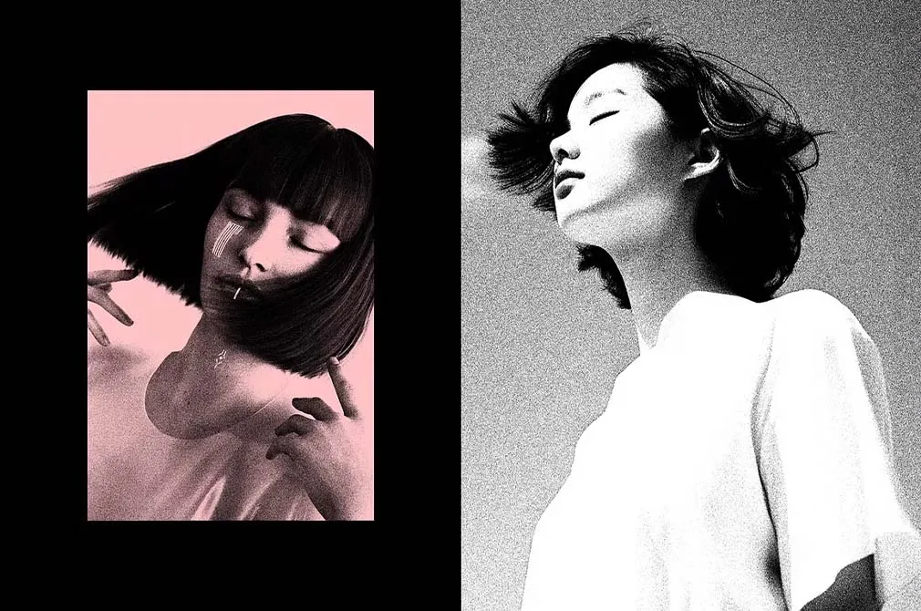 Risograph Duotone Photo Effect