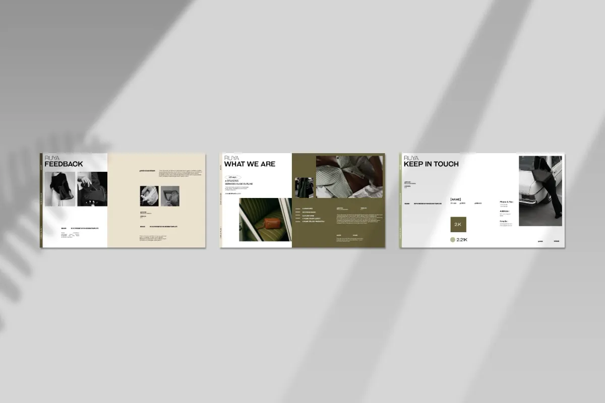 RUYA / Service Guide Presentation Template