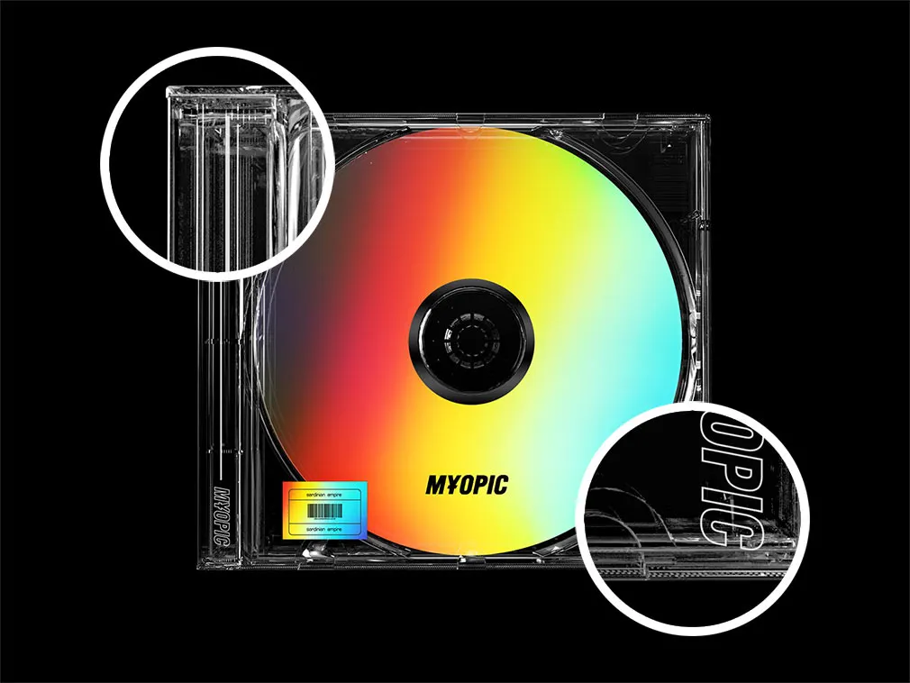 Transparent CD Mockup