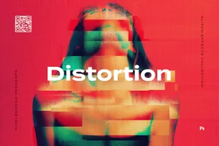 Distortion Glitch Photo Effects