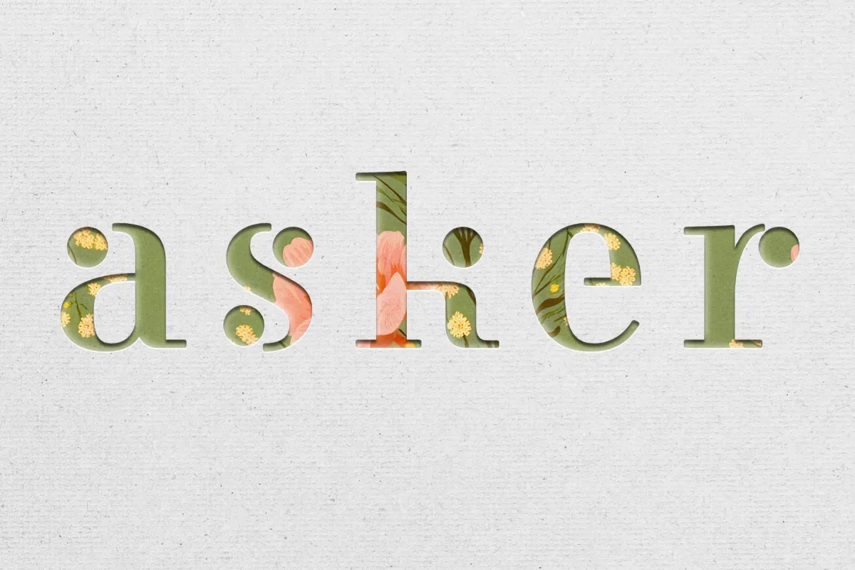 Cutout Text Effect