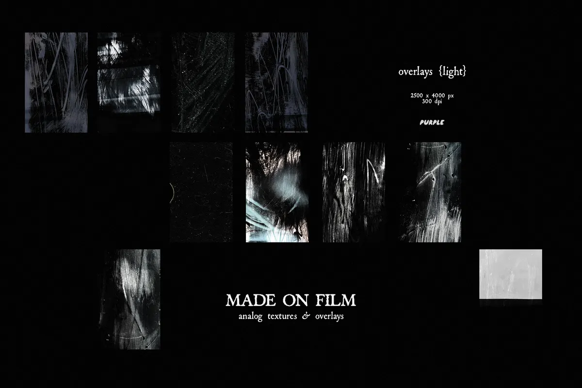 Made on Film: Analog Textures & Overlays