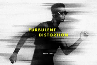 Turbulent Distortion Photo Effect