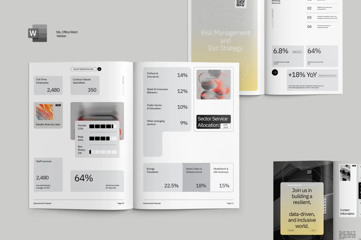 Sponsorship & Partnership Proposal Word Template