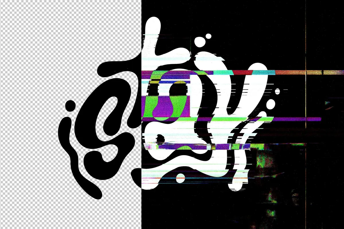 Glitch Text & Logo Effect