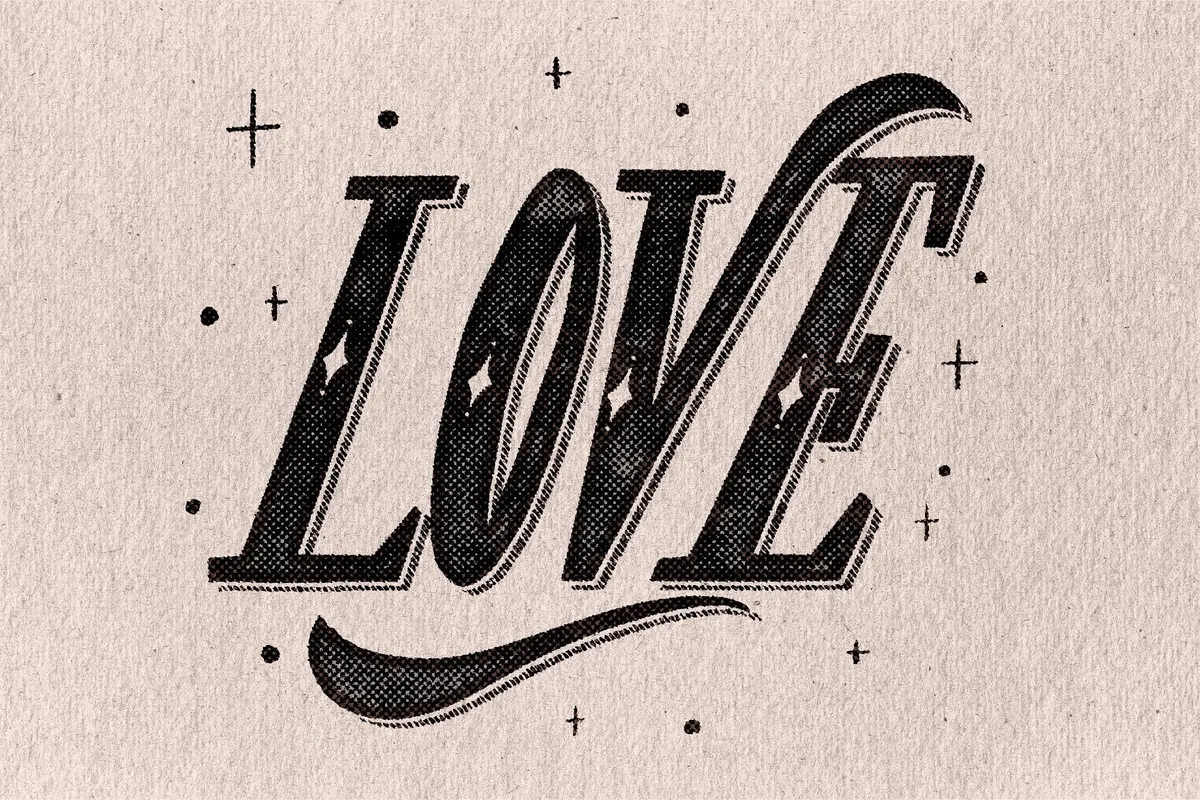 Ink Press Text Effect