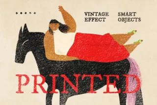 Vintage Paper Print Effect