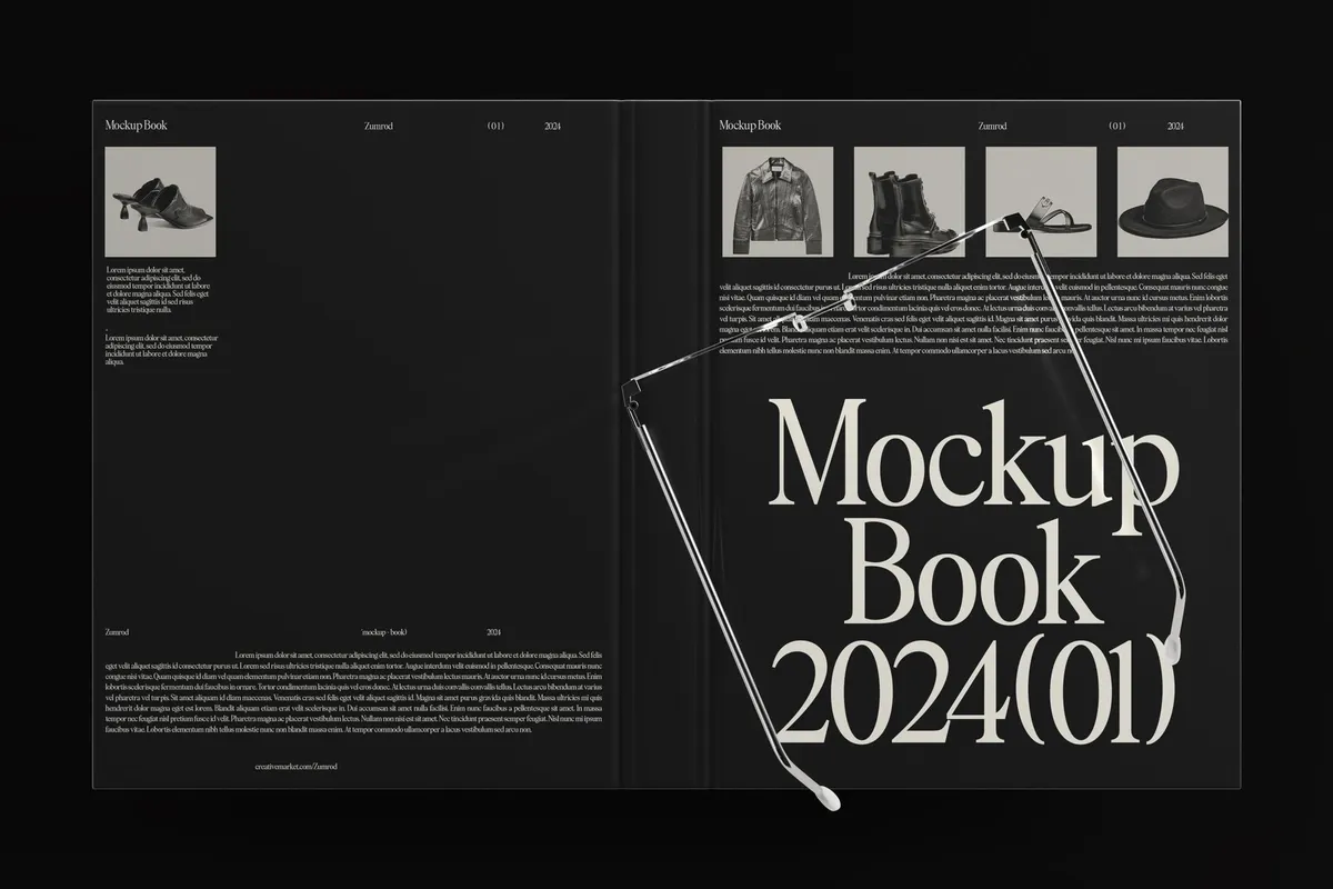 Minimal Book Mockup