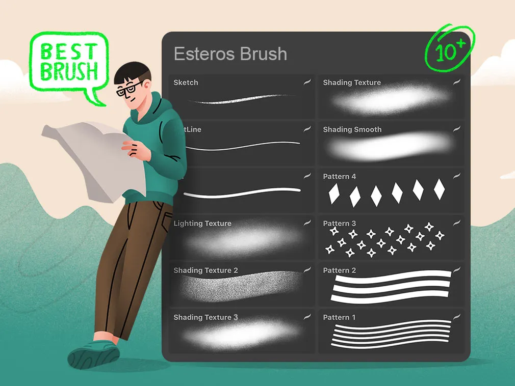 Esteros Procreate Brushes